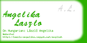 angelika laszlo business card