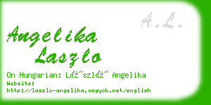 angelika laszlo business card